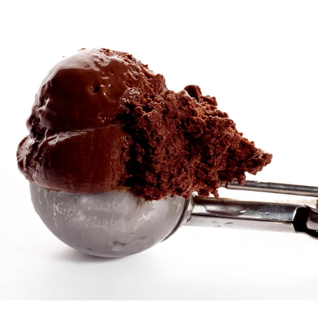 chocolate_detail_02 Scoop of venezuelan chocolate gelato