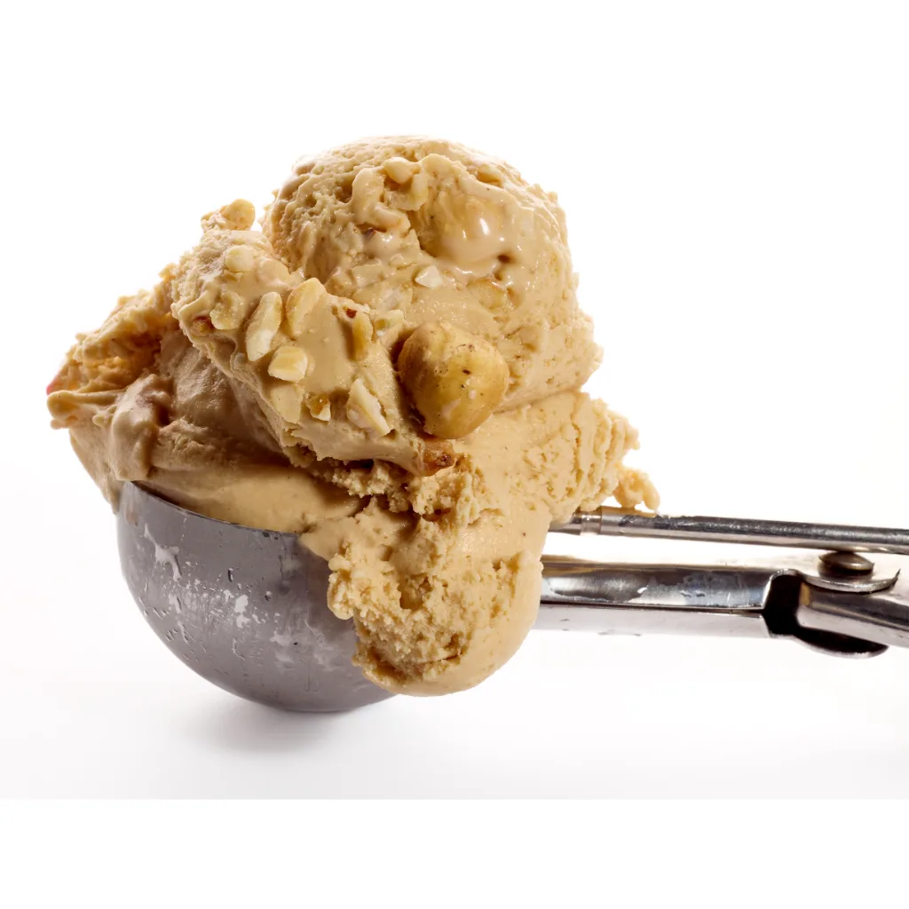 hazelnut_detail_02 Scoop of piemonte hazelnut gelato