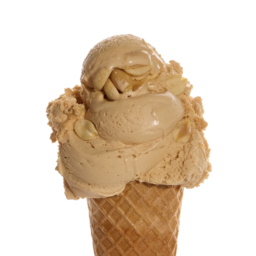 Luculus salted peanut gelato with no added sugar
